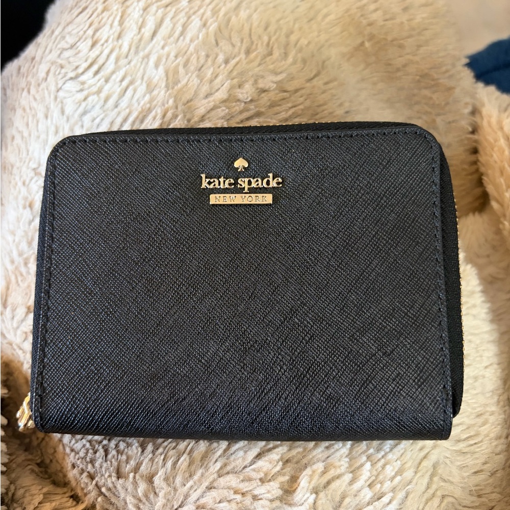 Kate Spade Black Zip Wallet